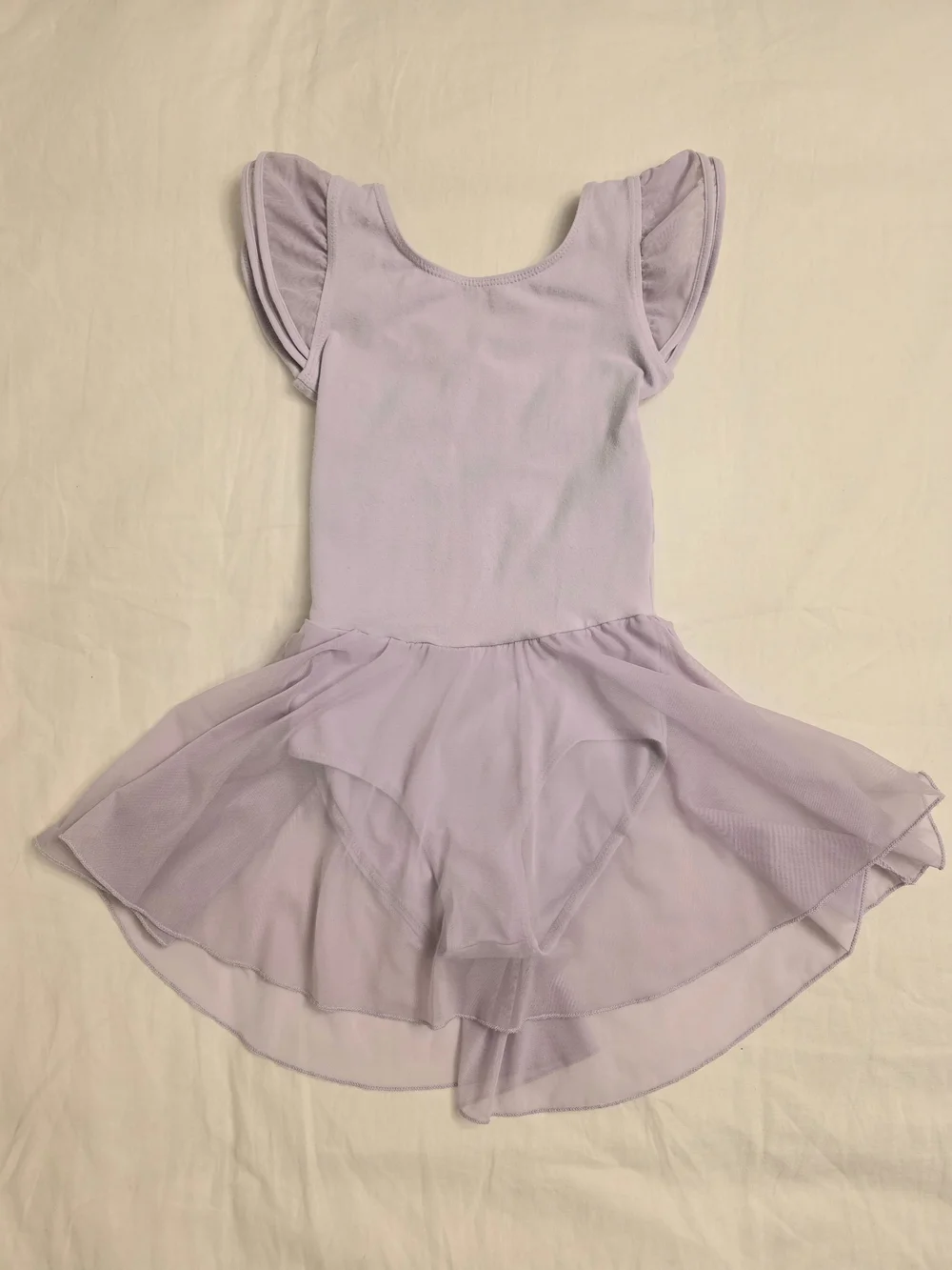 Lilac Ballet Leotard With Chiffon Skirt Girls 6